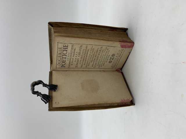 Dicerie poetiche overo vaghissime discrittioni & discorsi accademici